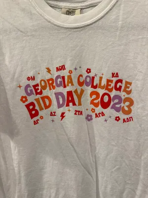 Comfort Colors Georgia College 2023 Panhellenic Bid Day thumbnail 3