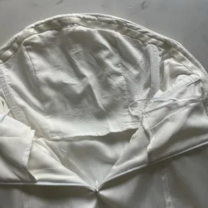 Anthropologie BHLDN Clean Lines Strapless Mini Dress White XS Bridal Wedding thumbnail 11