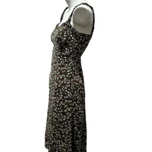 Zara black floral dress thumbnail 3