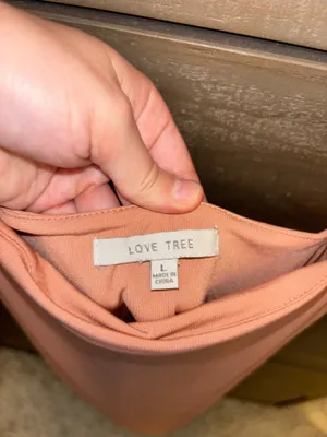 Love Tree Peach Mini Dress thumbnail 3