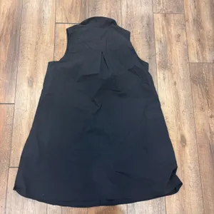 Tuckernuck Black Sleeveless Charlie Shirt Dress Women's Size Large L / $128 EUC thumbnail 5