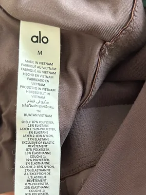 ALO Real Bra Tank V-Neck Racerback Cropped with Bra Shelf thumbnail 3