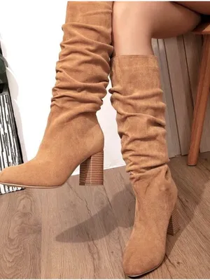 Steve Madden Haimi Leather Heeled Boots Size 8.5 thumbnail 1