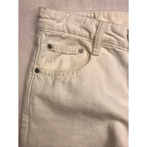 Zara White Flare Wide Leg Cargo Jeans Womens Size 2 High Rise 100%‎ Cotton thumbnail 6