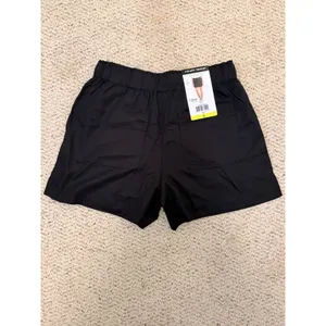 Hilary Radley Black Tencel Lyocell Pull On Shorts Mid Rise Womens Small thumbnail 4