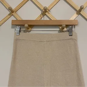 White Fox Beige Flare Leg Pull On Lounge Pants size Medium thumbnail 7