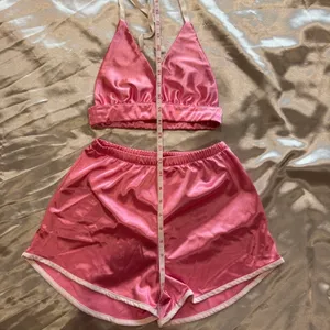 Pink Satin Short Set thumbnail 4