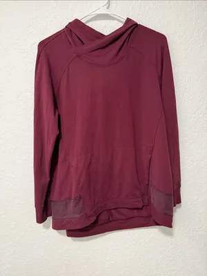 🍋 LULULEMON Starting Place Hoodie in Garnet Size 6 thumbnail 2
