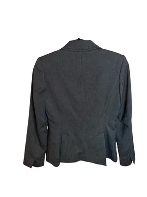 White House Black Market Black & White Speckled Y2K Preppy Blazer thumbnail 2