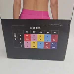 GapFit Women's Racerback Sports Bra Pink Size L Removable Cups Adjustable Straps thumbnail 4