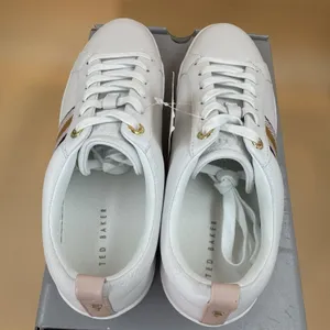 Ted Baker Women s Leather Sneakers, pink/White, Size 10 thumbnail 6