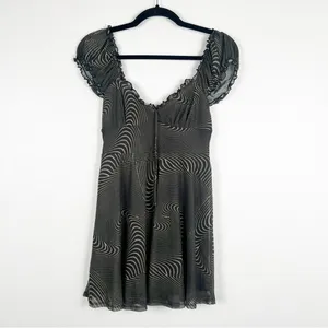 Urban Outfitters‎ Audrey Mesh Mini Dress Sz S thumbnail 2