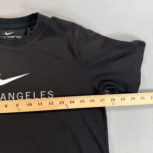 Nike Dri-FIT Los Angeles Graphic T-Shirt Black Short Sleeve Crew Neck Womens L thumbnail 3