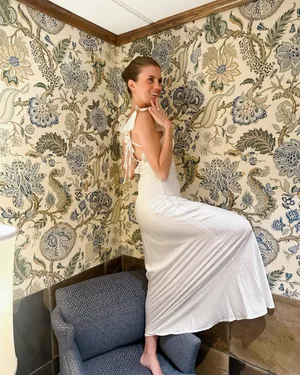 ASTR The Label White Satin Maxi Dress thumbnail 5