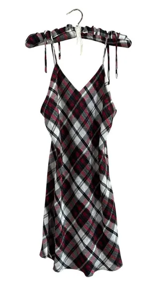 Vintage Intimates‎ by UA Plaid Y2K Grunge Slip Dress Size Medium thumbnail 1