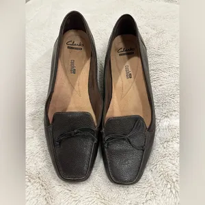 Clarks COLLECTION Shoes Soft Cushion Brown Slip-On Womens Size 9.5M thumbnail 2
