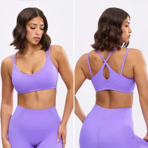 BUFF BUNNY Airbrush Laser Sports Bra in Party Purple Size S Buffbunny Collection thumbnail 2