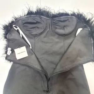 Superdown Ramona Bustier Dress in Black XL thumbnail 8