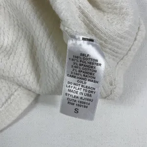 By Together‎ Shirt Womens Small White Balloon Sleeve Thermal Colorblock Boho thumbnail 6
