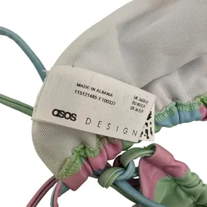 ASOS Design Fuller Bust Triangle Bikini Pastel Camo Print Size 36DD-E / 14 thumbnail 7