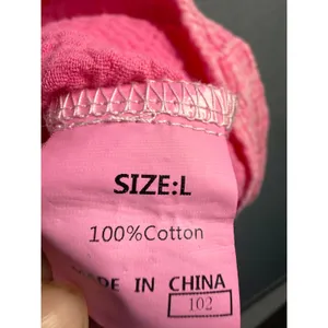 Dokotoo Womens Pink Cotton Gauze Henley Short Sleeve Crinkle Top Large L thumbnail 5
