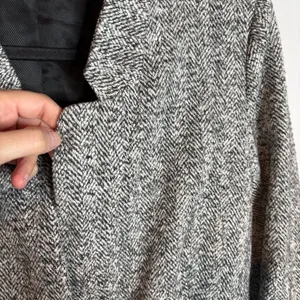Zara Grey Herringbone jacket thumbnail 3