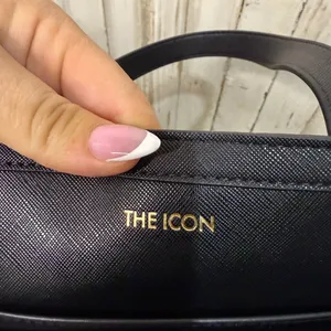 NWT Ted Baker London Women's Black Tote Bag "The Icon" Embossed‎ Logo thumbnail 6