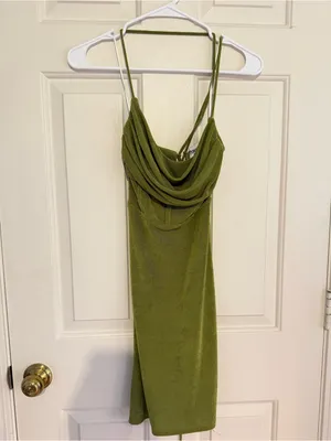Princess Polly green dress thumbnail 2