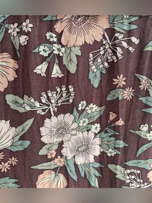The Fox and The Mermaid mixed floral print sleeveless midi shirt dress india L thumbnail 5