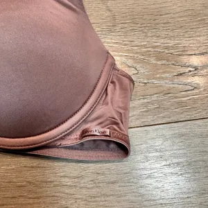 Calvin Klein‎ Women' Satin Push Up Bra Rose Mauve Size 34B thumbnail 2
