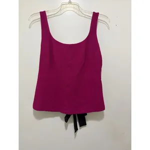 Maeve by Anthropologie Tie-Back Tank Top Pink 1X NWT thumbnail 4