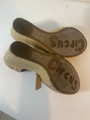 Circus by Sam Edelman Tan Multicolor Embroidered Espadrille Wedges thumbnail 7