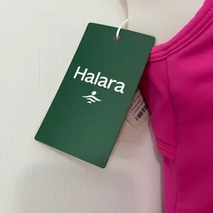 Halara SoftlyZero Airy U Neck 2 in 1 Pocket Mini Dress XS Pink Tennis Golf New thumbnail 3