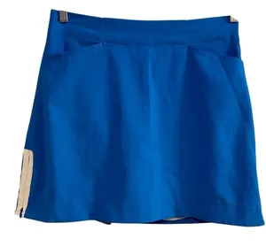 Nike Women's Blue Plaid Skort‎ Size 2 Casual Golf Short Skirt thumbnail 1