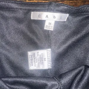 CAbi black layered business straight leg M minimalist pants thumbnail 2