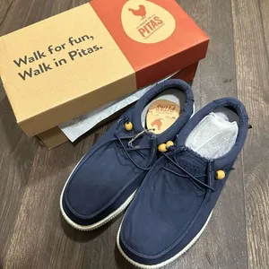 Pitas Dani navy blue slip on comfortable loafer 11 shoes thumbnail 2