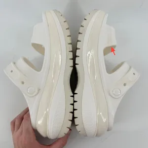 Crocs Mega Crush Platform Sandal White Women 8 Chunky Y2K Wedge Open Toe Heavy thumbnail 6