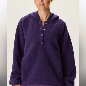 Outdoor Voices MegaFleece Snap Up Hoodie Sz S thumbnail 5