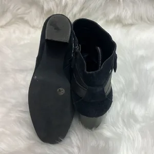 Cole Haan Black‎ Minna Grand OS Suede Booties B91 thumbnail 8