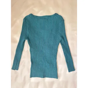 Turquoise Buckle Detail Sweater Blue Size M thumbnail 6