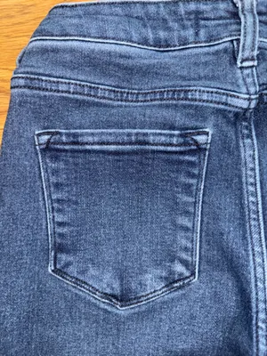 KanCan Button Fly Skinny Jeans Juniors Size 9 Waist Size 28 Dark Wash Stretchy thumbnail 10