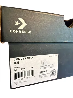 Converse Lift High Top White Leather Sneakers Tennis Shoes 561676C Box Size 8.5 thumbnail 8