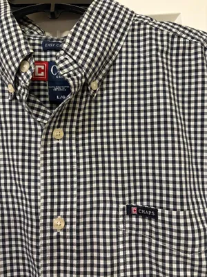 Chaps Easy Care Short Sleeve Button-Down Shirt – Size L/G thumbnail 6