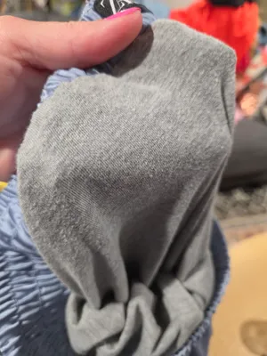 Zara Light Blue Satin Track Pants thumbnail 10