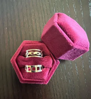 10k Gold Plated (2) in a Set Adjustable Toe Rings NWT thumbnail 1