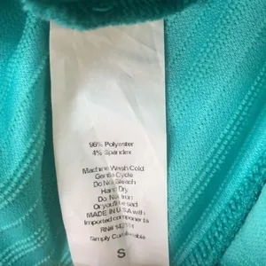 Lularoe Cici flounce ruffle stretch dress teal S thumbnail 10