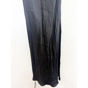 NWT ASTR The Label Black Deep V Satin Midi Dress Size Small Cocktail Wedding thumbnail 11