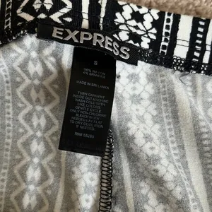 Express Rayon Hi-Rise Flare Pants thumbnail 3