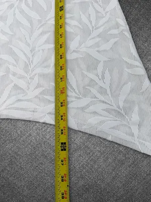Wearabouts White Tropical Leaf Lace-Up Sleeveless Cover-Up Dress Size M thumbnail 6