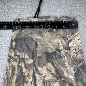 Mossy Oak Cargo Pants Women Medium Camo‎ Break-Up Pink Logo Drawstring Hem thumbnail 7